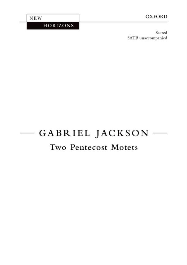 Two Pentecost Motets